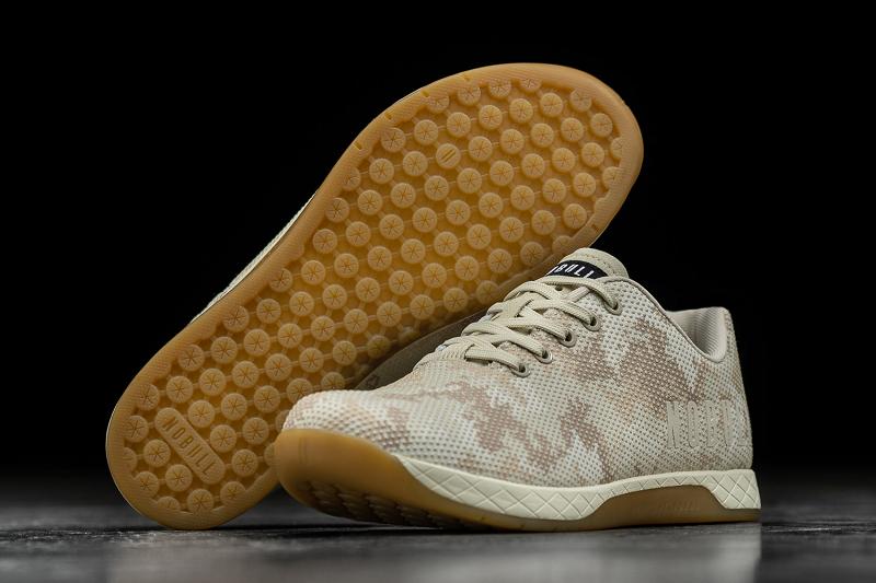 Women's Nobull Limestone Camo Trainers Brown | SG Y2901X